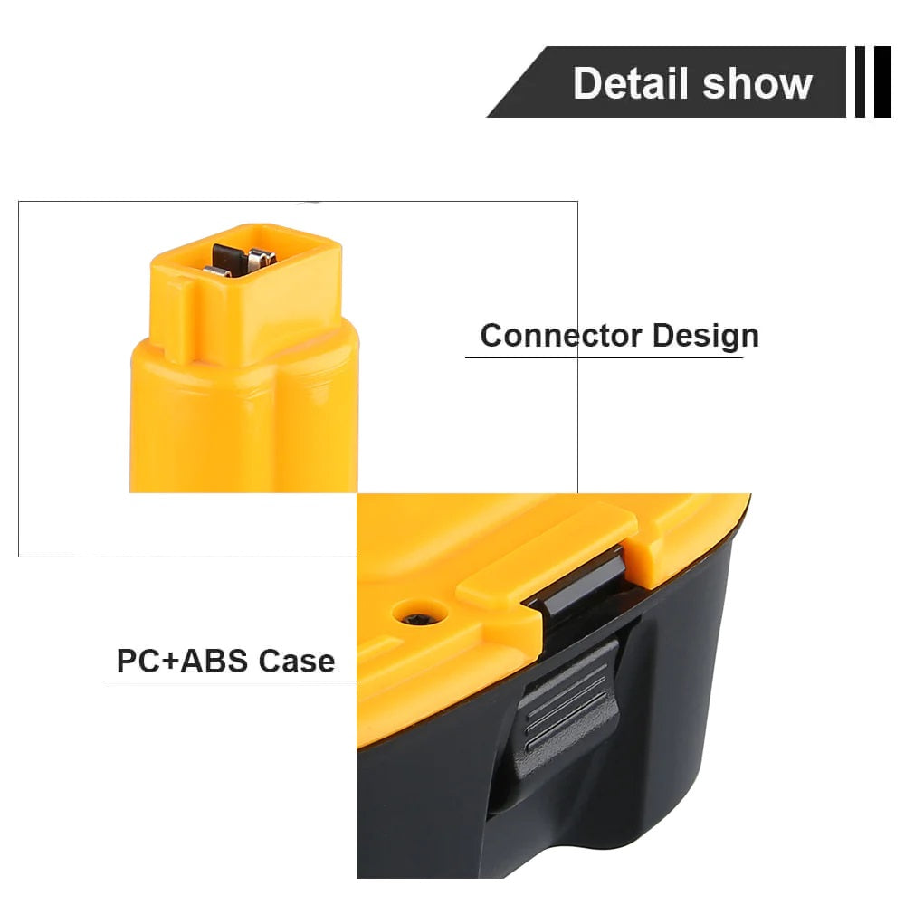 2-Pack 18V NiMH Replacement Batteries For Dewalt DC9096 DC9098 DC9099 – 4Ah, 10-Year Warranty