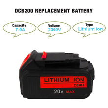 For DeWalt 18V XR 7.0Ah Lithium-Ion Battery replacement (20V Max Compatible)