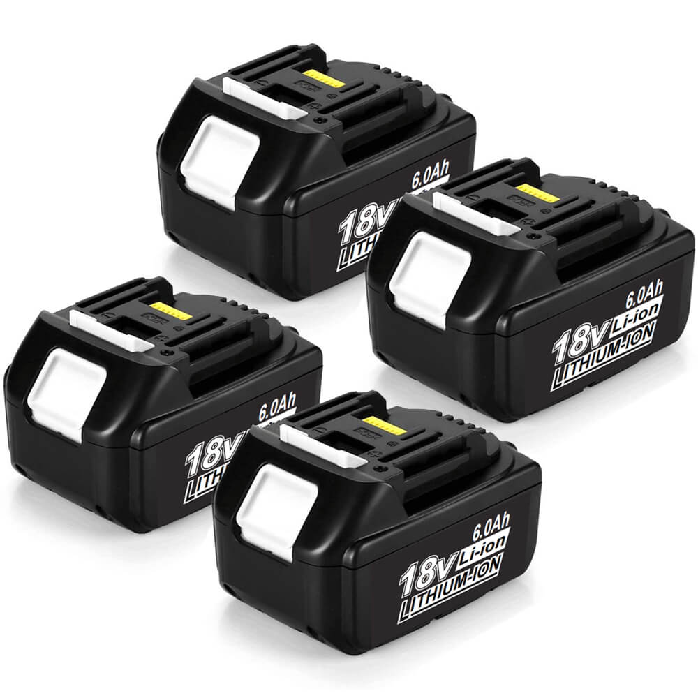 4 Pack For 18V Makita Battery Replacement BL1830 BL1840 6000mAh Lii
