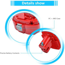 2 Pack For 18V Makita Battery Replacement | 1822 4800mAh NI-MH Battery