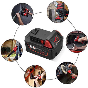 For Milwaukee M18 5.0Ah Battery Replacement | 5.0ah Li-ion Battery