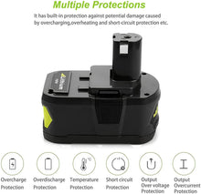 ２ Pack For Ryobi 18V 5.0Ah Battery with charger | P108 5.0Ah Li-ion One Plus  Replacement