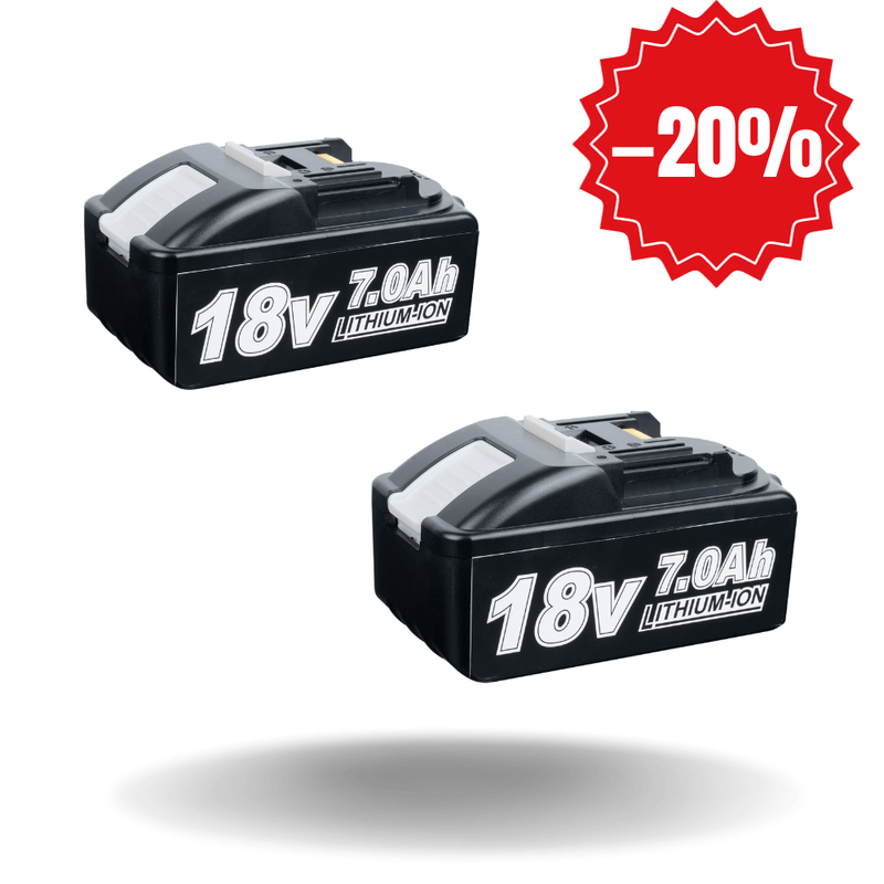 2 Stuks 18V 5,5Ah Makita Accu Vervanging - Compatibel Met BL1830 BL1850 BL1860 Met LED Display