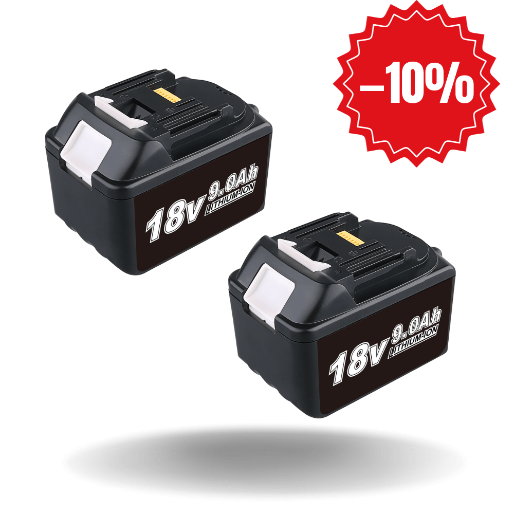 Aeboren FOR MAKITA BL1890 Battery 18V 9000mAh Li ion MTL1815 2 Pack