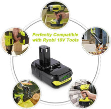 2 Pack For 18V Ryobi 3.0Ah Battery| P102 Li-ion One+ Plus Battery Replacement