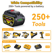 For Dewalt DCB609 20V/60V MAX FLEXVOLT Li-Ion 9.0Ah Battery DCB609-2 DCB606 2Pack