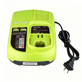 For Ryobi 18V One Plus Lithium Battery Charger P117 | P104 12V-18V Ni-cd & Ni-Mh Battery Charger