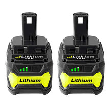 2 Pack For 18V Ryobi 5.0Ah Battery| P108 Li-ion One+ Plus Battery Replacement