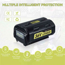 For Ryobi 36V Battery 8.0Ah Replacement | BPL3626 Lithium-ion Battery With LED Indicator