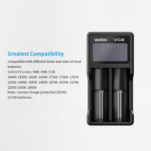 Vanon VC2 intelligent charger For 18650 lithium battery