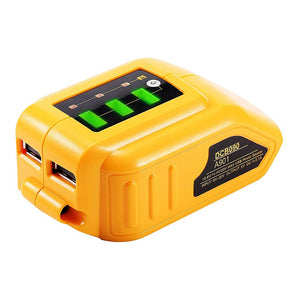 USB Mobile Battery Charger Adapter DCB090 For Dewalt 14V 18V 20V Lithium Battery