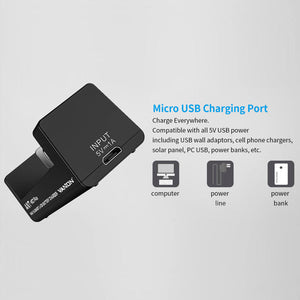 Vanon Portable Charger MC1 PLUS USB Charger For Rechargeable 3.7V Li-ion Batteries 10440 14500 16340 18700 26650 18650 Charger