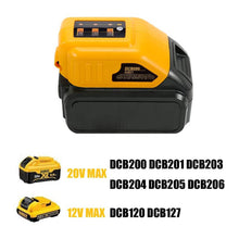 USB Mobile Battery Charger Adapter DCB090 For Dewalt 14V 18V 20V Lithium Battery