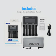 18650 Battery Charger VC4SL QC3.0 Fast Charger Type C USB Quick Charge AAA AA Rechargeable Lithium Batteries 21700 Charger