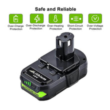 For Ryobi 18V Battery Replacement | P102 P108 3.0Ah Li-ion Battery