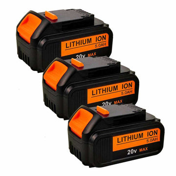 For Dewalt 20V Battery Replacement | DCB205 5.0Ah Lithium Ion Battery 3 Pack