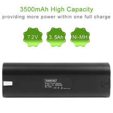 For 7.2V Makita Battery Replacement | 7000 3500mAh Ni-MH Battery