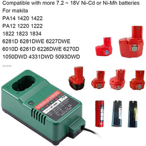 Battery charger DC1804T For Makita 7.2V 9.6V 12V 18V NiMH NiCd  Battery