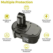 2 Pack For 14.4V Dewalt Battery Replacement | DC9091 4600mAh Ni-MH Battery