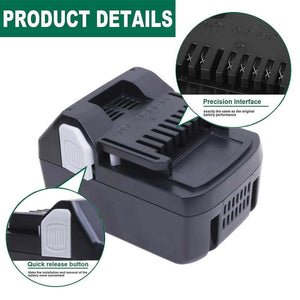 For Hitachi 18V Battery | BSL1830 4.0Ah Li-ion Battery Replacement | 3 Pack