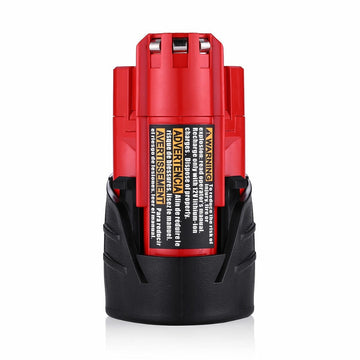 Milwaukee 12V | Milwaukee 12V 2.5Ah Battery | 12V 2.5Ah Battery | Milwaukee 12V 2.5Ah Battery Replacement | 48-11-2411 48-11-2420 48-11-2401 | back