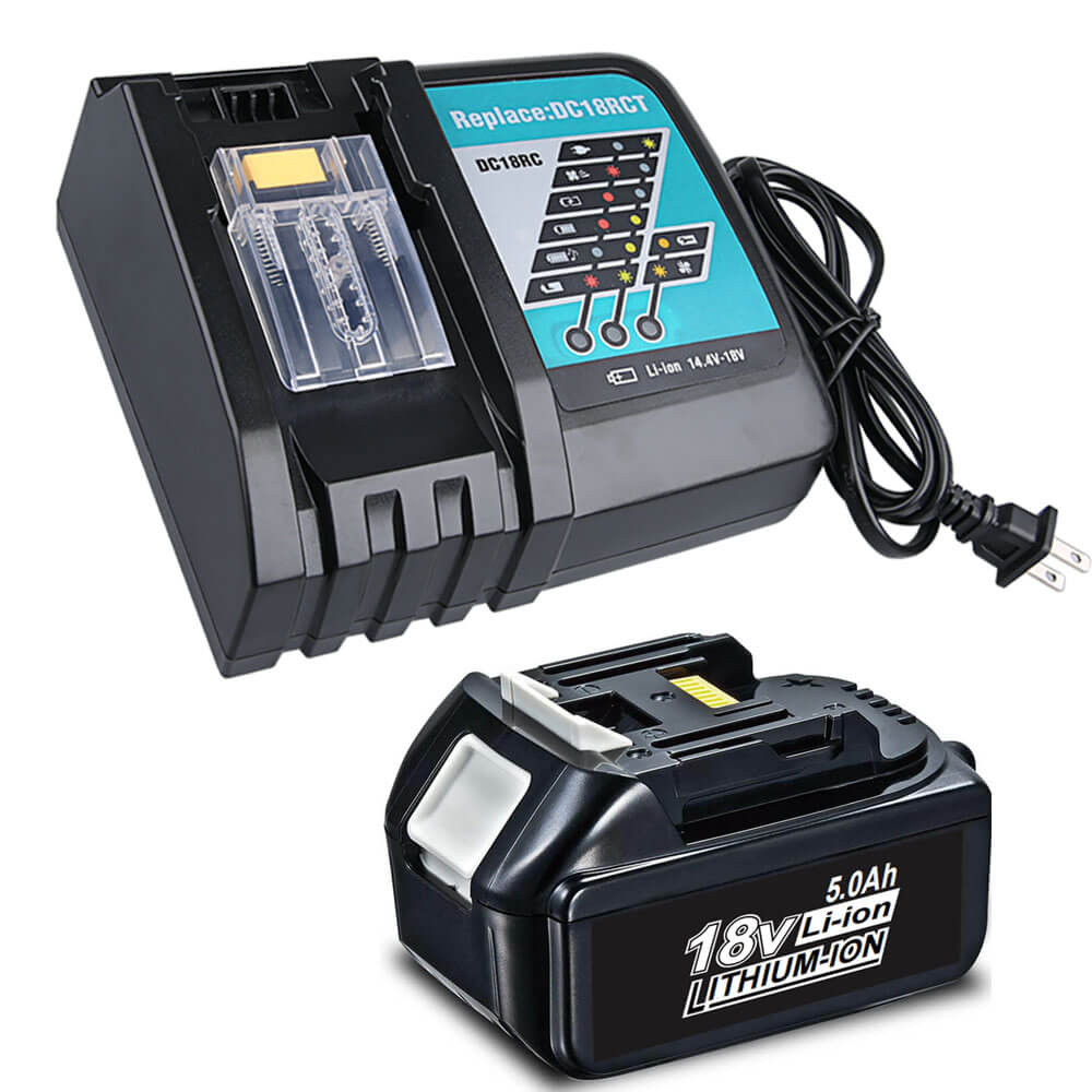 Bateria e carregador de lítio Makita, atualizado 18V, BL1860, BL1850B Bateria e carregador de lítio Makita, atualizado 18V, BL1860, BL1850B