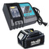 For 18V Makita BL1850 5.0Ah Battery Replacement & For Makita DC18RC 3A 14.4V-18V Charger