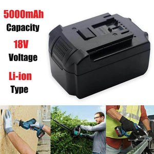 For 18V BOSCH Battery Replacement | BAT610G 5000mAh Li-ion Battery