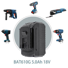 2 Pack For 18V BOSCH Battery Replacement | BAT610G 5000mAh Li-ion Battery