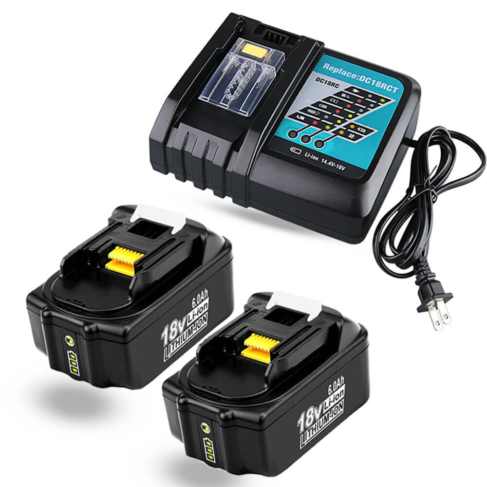 Pack Power (3x5,0 Ah) avec chargeur double - MAKITA 198458-6