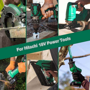 For Hikoki(Hitachi) 18V Battery | BSL1830 4.0Ah Li-ion Battery Replacement | 4 Pack