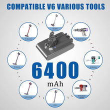 6400mAh For Dyson 21.6V Battery Replacement | Battery For Dyson V6 SV03 SV04 SV09 DC59 DC62 DC61 DC58