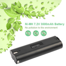 2 Pack For 7.2V Makita Battery Replacement | 7000 3500mAh Ni-MH Battery