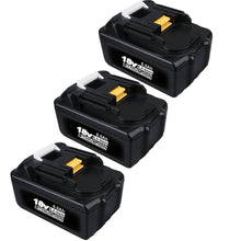 3 Pack For 18V Makita Battery Replacement | BL1830 BL1840 6000mAh Li-ion Battery