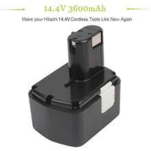 For Hikoki(Hitachi) 14.4v Battery Replacement | EB14B 3.6Ah Ni-Mh Battery