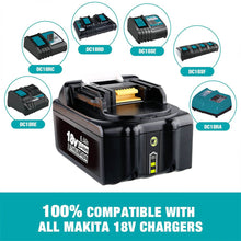 4 Pack For 18V Makita Battery Replacement | BL1860B 6500mAh Li-ion Battery