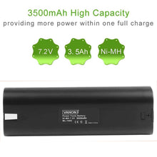 2 Pack For 7.2V Makita Battery Replacement | 7000 3500mAh Ni-MH Battery