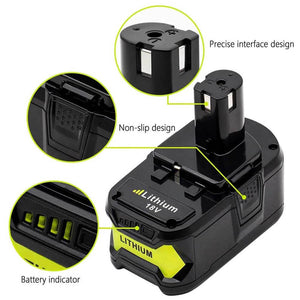 For Ryobi 18V P104 4.0Ah  ONE PLUS Battery &For Ryobi One Plus Battery Charger