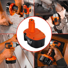 For Dewalt 14.4V XRP Battery Replacement | DC9091 3.0Ah Ni-Mh Battery