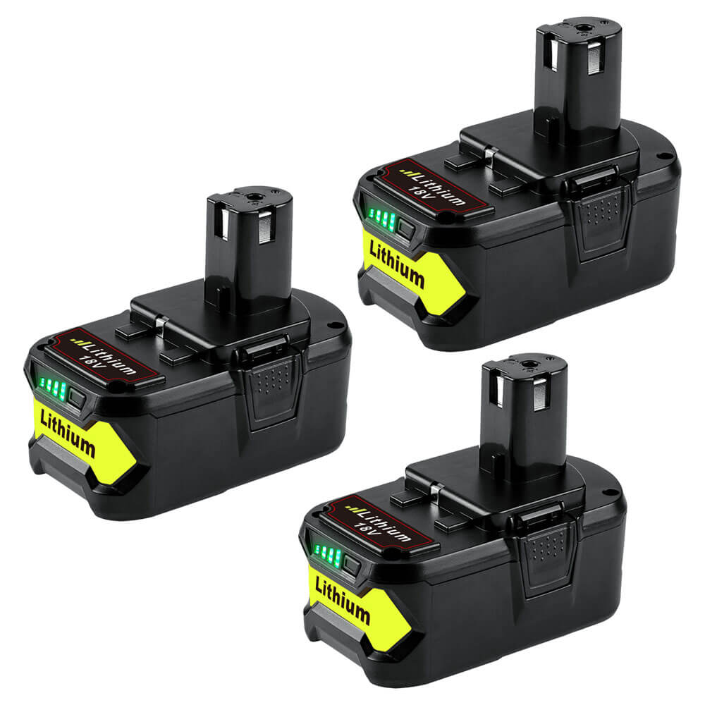 3 Pack For 18V Ryobi Battery Replacement | P108 130429054 6.0Ah Li-ion Battery