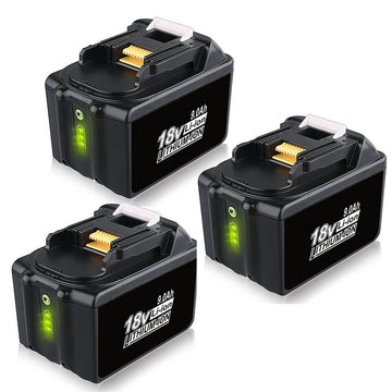 3 Pack For 18V Makita Battery Replacement | BL1890B 9000mAh Li-ion Battery