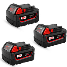 For Milwaukee M18 18V 5.0Ah Battery Replacement | 5.0Ah Li-ion Battery 3 Pack