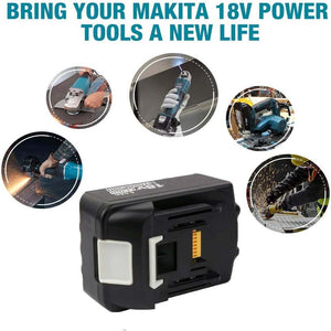 For 18V Makita Battery Replacement | BL1830 BL1840 6000mAh Li-ion Battery