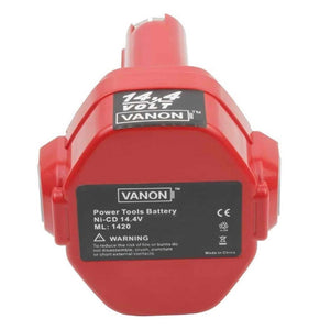 2 Pack 14.4V Makita Replacement Battery |1420 1422 1400 3.6Ah Ni-MH Battery