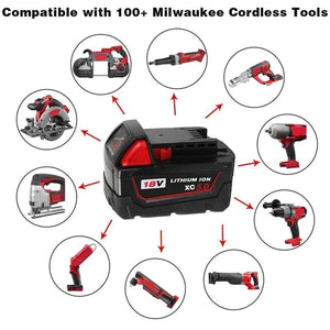 For Milwaukee M18 5.0Ah Battery Replacement | 5.0ah Li-ion Battery