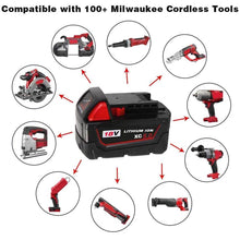 For Milwaukee M18 18V 5.0Ah Battery Replacement | 5.0Ah Li-ion Battery 4 Pack