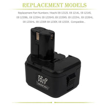 For 12V Hikoki(Hitachi) Battery Replacement | EB1212S 3600mAh Ni-MH Battery