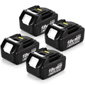 4 Pack For 18V Makita Battery Replacement | BL1830 BL1840 6000mAh Li-ion Battery