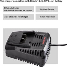 For Bosch 14.4V -18V Lithium Ion Battery Charger AL1820CV | BC660 BAT607 BAT609 3A