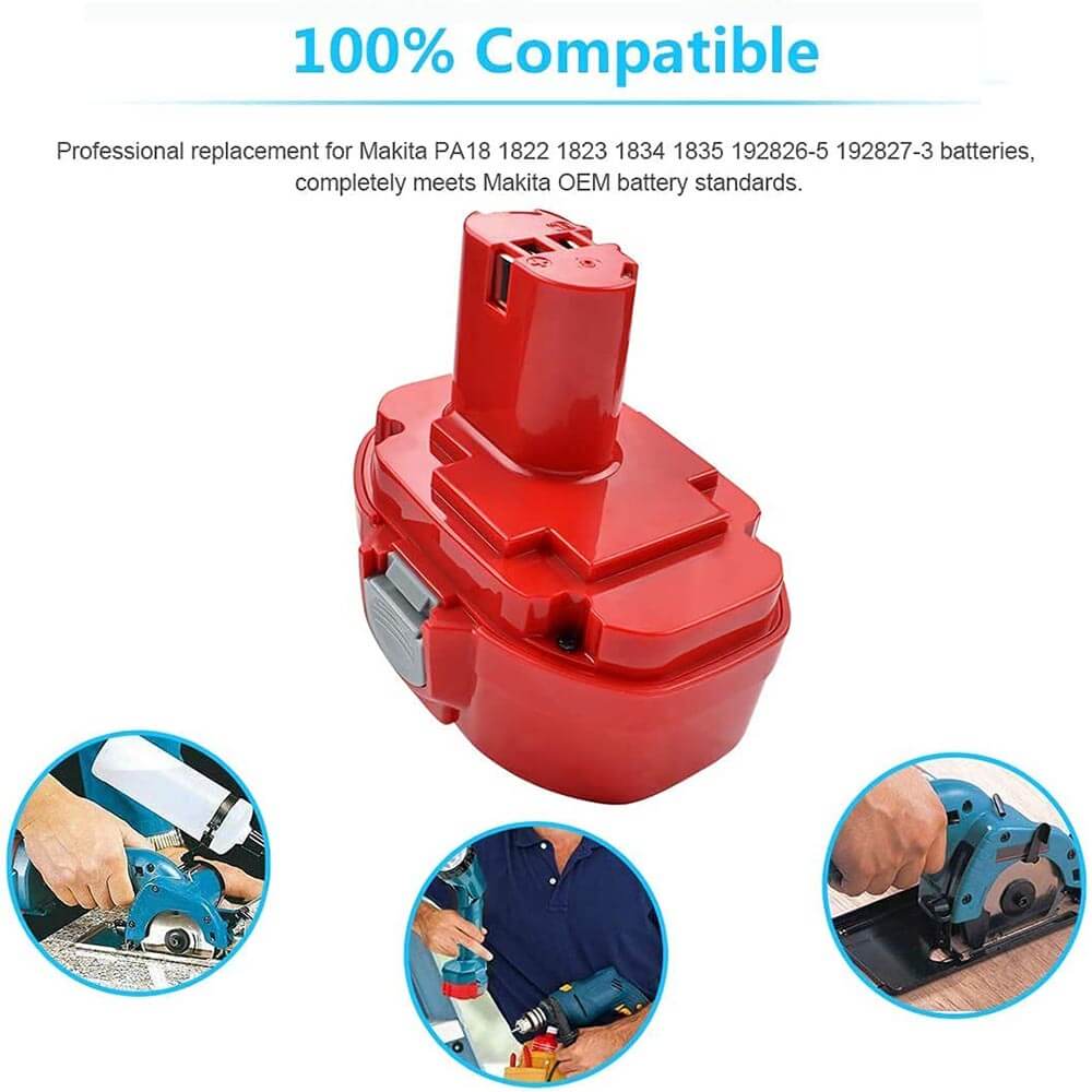 Makita 1822 battery replacement on sale